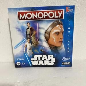 Monopoly Disney Star Wars Light Side Edition Board Game Hasbro New Sealed 2023
